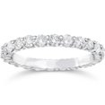 thumbnail image 1 of 1 1/2ct Prong Diamond Eternity Ring 14K White Gold, 1 of 3