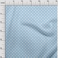 thumbnail image 3 of oneOone Cotton Flex Light Blue Fabric Asian Block Sewing Material Print Fabric By The Yard 40 Inch Wide, 3 of 5