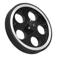 thumbnail image 1 of Comptoir de Longueur, Diamètre du Trou 6mm Codeur Roue en Alliage d'Aluminium Silicone pour Compter BEM-P14-300-XJL, 1 of 8