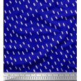 thumbnail image 1 of Soimoi Blue polyester Crepe Fabric Brush Stroke Abstract Printed Fabric 1 Yard 42 Inch Wide, 1 of 3