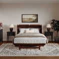 thumbnail image 3 of Santa Fe Coffre-Lit Escamotable en Bois Pleine Grandeur avec Matelas et Chargeur Intégré, Noyer, 3 of 19
