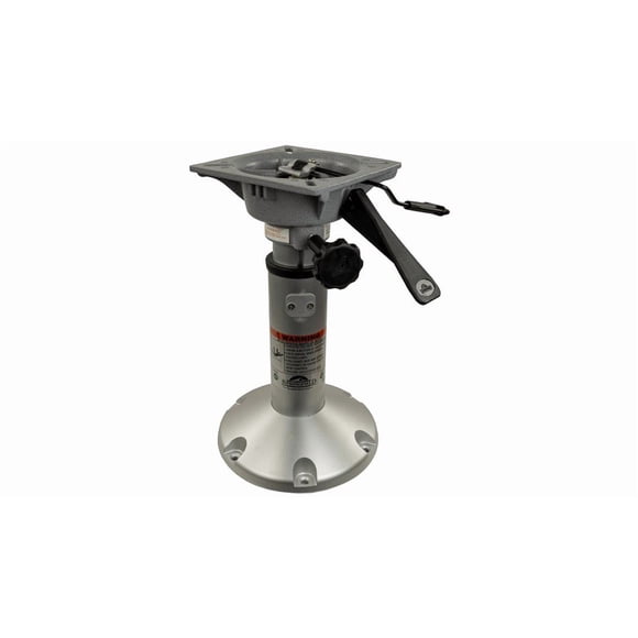 Springfield Marine Boat Seat Pedestal 1250100-L1 Mainstay; Adjustable Height Pedestal; 14 Inch To 20 Inch Post Height; 2-3/8 Inch Post Diameter; Anodized; Aluminum; ABYC Code H-31 AD