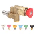thumbnail image 3 of Embouts de Buse de Lave-Vaisselle, Raccord Rapide 1/4 Po, Facile à Installer 2.5GPM 4500PSI, 3 of 8