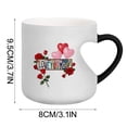 thumbnail image 2 of RKSTN Reveal Mug Heart-Shaped Color Changing Ceramic Mug - 11oz Heart Shape Changing Mugs With Side Heart Print Romantic Heart Handle Mug Romantic Surprise Gift kitchen gadgets, 2 of 6