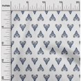thumbnail image 1 of oneOone Silk Tabby Fabric Floral Block Print Sewing Fabric BTY 42 Inch Wide, 1 of 4