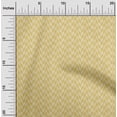 thumbnail image 2 of oneOone Georgette Viscose Yellow Fabric Geometric Fabric For Sewing Printed Craft Fabric By The Yard 42 Inch Wide, 2 of 4