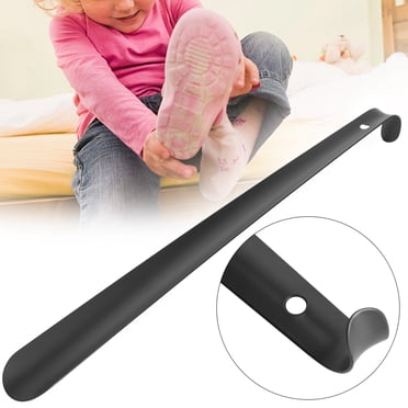 Shoe Horn Shoe Spoon Metal Shoe Horn Shoe Accessories Long Shoe Horn 42cm Metal Stainless Steel Shoe Horn Long Handle Shoe Lifter Spoon BlackBlack