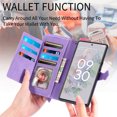 thumbnail image 5 of Case for Google Pixel 6A Zipper Wallet Cover Lanyard Crossbody Neck Strap Compatible with Google Pixel 6A Case, 5 of 5