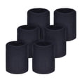 thumbnail image 2 of 6 Pcs Orthèses de Poignet Résistantes à la Sueur Hommes Femmes Protecteurs d'Exercice Double Couche Antidérapantes Lavables Soutien Ajustable Sports Basketball Protecteur Noir, 2 of 9