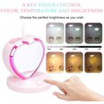 thumbnail image 2 of LED Girls Desk Lamp, Eye Friendly Table Lamp with Pen Holder, Rechargeable USB Port, 2 Color Temperatures for Teenage Students, 2 of 5