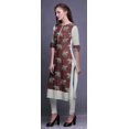 thumbnail image 3 of Bimba PrintedKurtiSummer Wear Kurta Straight Tunic Dresses For Women, 3 of 6