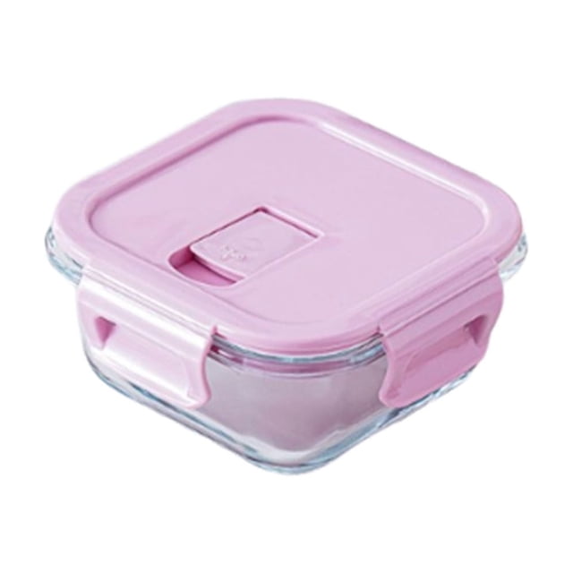 Kyusrd Glass Bento Box Can Be Microwave Oven Students Heated Lunch Box Office Fresh-keeping Box