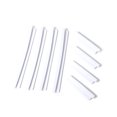 thumbnail image 4 of Thinsony 8pcs Car Door Edge Guards Set Auto Slim Bumper Strip Kit Trim Molding Protection Anti-rub Scratch Protector white 5Set, 4 of 6