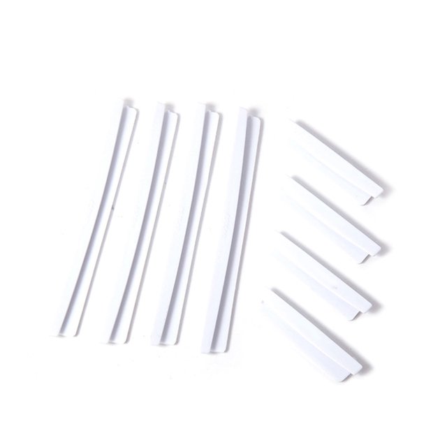 Thinsony 8pcs Car Door Edge Guards Set Auto Slim Bumper Strip Kit Trim Molding Protection Anti-rub Scratch Protector white 1Set