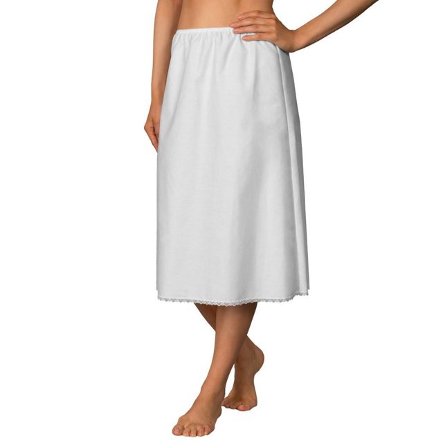 Combinaison Demi-Évasée Shadowline 4711630 pour Femme de 30 Po (Blanc m)