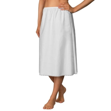 Combinaison Demi-Évasée Shadowline 4711630 pour Femme de 30 Po (Blanc 3X)
