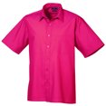 thumbnail image 1 of Premier Mens Short Sleeve Formal Poplin Plain Work Shirt, 1 of 3