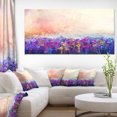 thumbnail image 1 of Peinture Aquarelle de Fleurs Abstraites - Grande Impression d'Art Floral sur Toile, 1 of 3