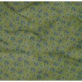 thumbnail image 4 of oneOone Organic Cotton Poplin Twill Fabric Floral Block Print Fabric BTY 42 Inch Wide, 4 of 4