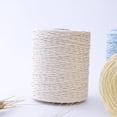 thumbnail image 4 of Raffia Thread Cotton Straw Summer Woven Straw Hat Cotton Straw Paper Thread Hand Knit Crochet Bag Cushion Baskets Hat Freeshippi, 4 of 6