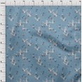 thumbnail image 3 of oneOone Viscose Chiffon Fabric Dot|Floral & Stork Bird Print Fabric By The Yard 42 Inch Wide, 3 of 4