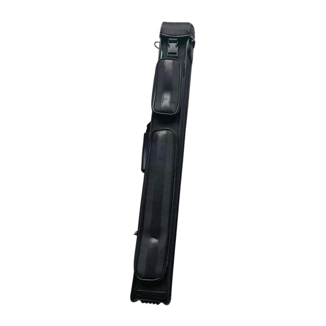 S SERENABLE Billiard Cue Case Nylon 1/2 Jointed Cue Case Wear Resistant Pouch Black
