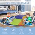 thumbnail image 4 of Qaba 4 Piece Foam Play Set for Toddlers and Children, Dark Colour, 4 of 9