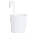 thumbnail image 1 of Miangastore 8Pcs Hanging Flower Pots Iron Bucket Planter for Railing Fence Balcony Garden, 1 of 8