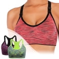 thumbnail image 2 of AWZXDE Soutiens-Gorge de Sport de Performance pour Femmes Design Sans Coutures Haut de Yoga, Course et Mise en Forme 2 Pack 2 Pcs, 2 of 8