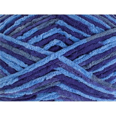 Bernat® Blanket™ #6 Super Bulky Polyester Yarn, North Sea 10.5oz/300g, 220 Yards