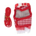 thumbnail image 2 of Small Pet  Vest Leash, Breathable Small Pet  Vest Durable Small Animal Traction Rope  Walking Vest Harness With  Buckle, 2 of 8