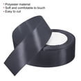 thumbnail image 3 of Unique Bargains 1.5" Wide 24 Yards Satin Ribbon Single Side Craft Roll Wrap Decoration Dark Gray, 3 of 6