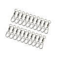 thumbnail image 4 of facefd Ball Bearing Fishing Swivel with Snap Clip Stainless Steel Connector Tackle 6, 4 of 8