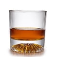 thumbnail image 1 of Globe on the Rocks Pyramid Old Fashion Whiskey Glass, 250 ml Set of 4, 1 of 4