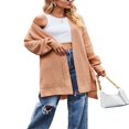thumbnail image 2 of Women‘s Autumn Solid Color Long Sleeve Open Front Knitwear Sweater, 2 of 7