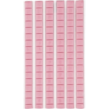 96 PCS Adhesive Poster Putty Sticky Non-Toxic Mounting Putty Reusable & Removable Wall Safe Tack Putty (Pink)
