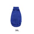 thumbnail image 2 of facefd Vêtements pour Chiens Polyester Animaux de Compagnie Fournitures Chiens Gilet Chiot Chemise Rayé Différentes Tailles Chiots Robe Quatre Saisons Accessoires pour Animaux de Compagnie Bleu Foncé 3XL, 2 of 6