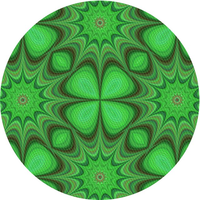 Ahgly Company Tapis Rond Lavable en Machine Intérieur Transitionnel Vert Lime, 4 Pieds Rond