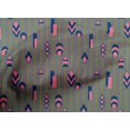 thumbnail image 4 of oneOone Coton Popeline Tissu Rayures & Formes Géométriques Géométriques Imprimés par Yard 56 Pouces de Large, 4 of 4