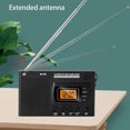 thumbnail image 5 of Mini LCD Radio Battery Powered Portable Radio Excellent Reception Pocket AM FM Radio With Telescopic Antenna Multifunctional Radio Built-in Speaker For Senior Running Walking Home European version, 5 of 5