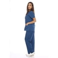 thumbnail image 5 of Women's Scrub Sets Six Pocket Medical Scrubs (V-Neck with Cargo Pant), 5 of 5