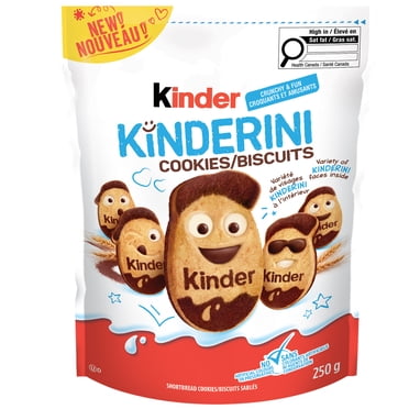 Biscuits KINDER KINDERINI, 20 unités, biscuits sablé, sachet de 250 g