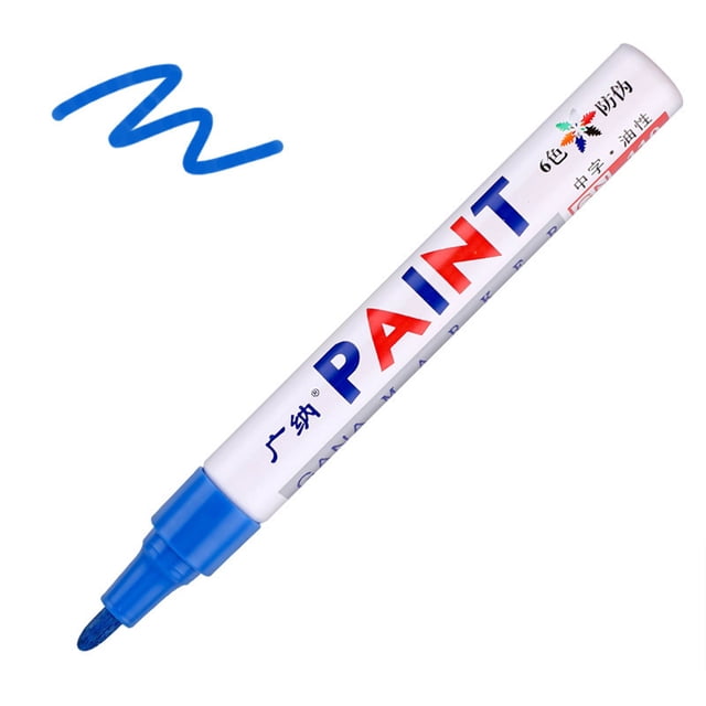 Ynlkorvg 1Pcs Waterproof Permanent Paint Marker Pen For Car Tyre Tire Tread Rubber Metal 5ML