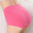 thumbnail image 5 of DPTALR Women's Solid Color High Waist Briefs Lift The Hip Cotton Underpants, 5 of 5