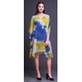 thumbnail image 3 of Bimba Teinture sur Nœuds Femme Court Kaftan de Plage Tenue de Plage Paréo de Bikini Robe Midi-TG-3X, 3 of 5