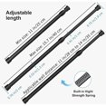 thumbnail image 3 of HLONK 2 Pack Curtain Rod Adjustable 12-20 Inches，5/8” Diameter， White，Small Short Expandable Spring Loaded Tension Rods For Window  Bathroom  Cupboard Kitchen, 3 of 7