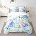 thumbnail image 2 of YST Ensemble de Literie Floral de Jardin Printanier, 7 Pcs, Papillon Chic, Très Grand Lit, 2 of 4