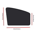 thumbnail image 3 of Car Window Shades Breathable Mesh Car Side Screen Stretch Car Window Shade Sun For Baby Car Window Covers For Window For Privacy, 3 of 4