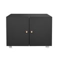 thumbnail image 4 of GloryStar Metal Printer Stand with Doors, Rolling Office Cabinet with File Storage and Adjustable Shelves, 4 of 8