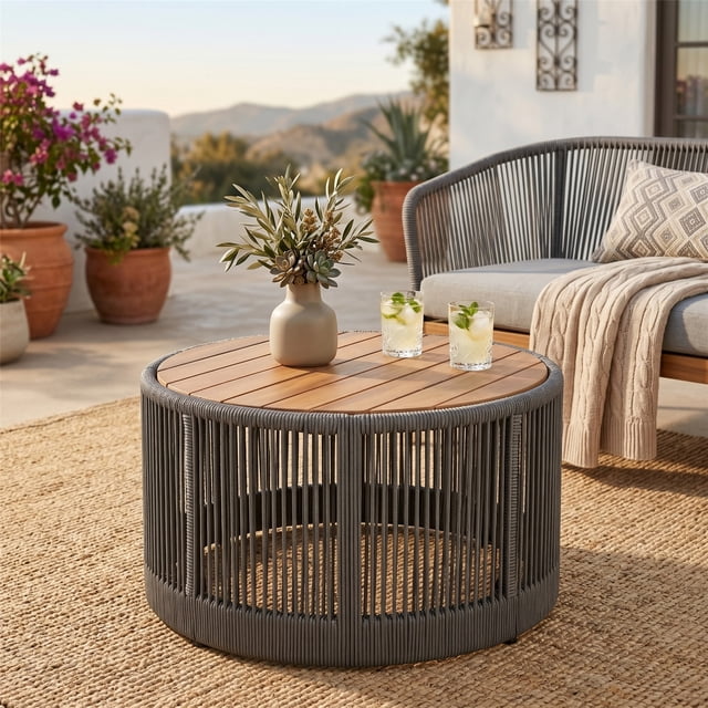 Table en corde de rotin - Walmart